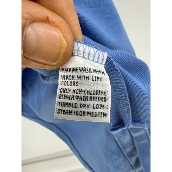 New Mens Polo Ralph Lauren XL Blue Short Sleeve Orange Pony Logo See Pics - Picture 5 of 7